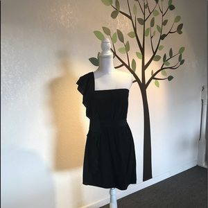 Black One Shoulder Dress